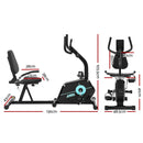 EFit Exercise Bike Magnetic Recumbent Indoor Cycling Home Gym Cardio 120kg- ONLINE ONLY