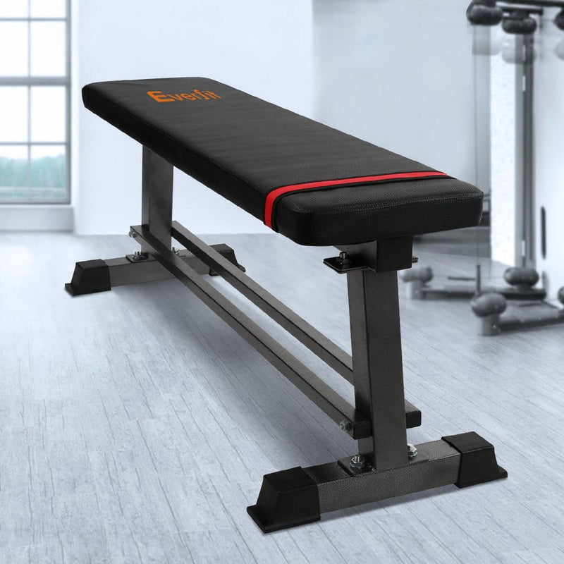 EFit Weight Bench Flat Bench Press Home Gym Equipment 300kg Capacity- Online Only