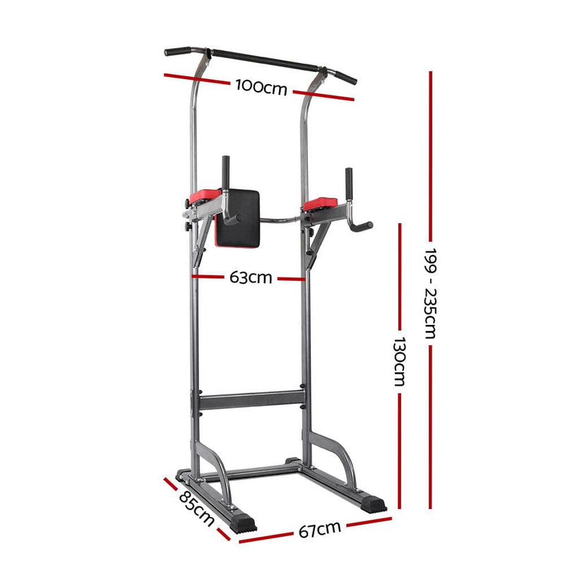 EFit Weight Bench Chin Up Tower Bench Press Home Gym Wokout 200kg Capacity- ONLINE ONLY