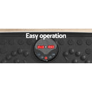 EFit Vibration Machine Platform Vibrator With Resistance Rope Home Gym Black- ONLINE ONLY