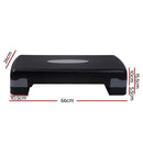 EFit Aerobic Step Exercise Stepper Steps Home Gym Fitness Block Bench Riser - Online Only