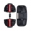 EFit24kg Dumbbells Adjustable Dumbbell Weight Plates Home Gym 2pcs- ONLINE ONLY