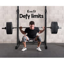 EFit Weight Bench Adjustable Squat Rack Home Gym Equipment 300kg- ONLINE ONLY
