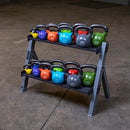 Body-Solid Kettlebell and Dumbell Rack