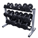 Body-Solid 40" Compact 3 Tier Dumbbell Rack (102cm long)