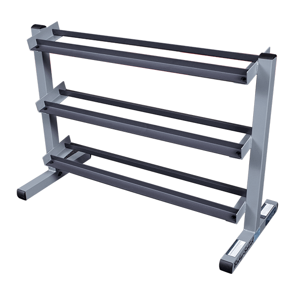 Body-Solid 40" Compact 3 Tier Dumbbell Rack (102cm long)