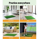EFit Golf Hitting Practice Mat Portable Driving Range Training Aid 80x60cm- ONLINE ONLY