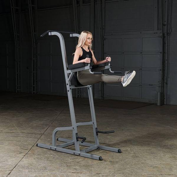 Body-Solid Deluxe Vertical Knee Raise Power Tower GVKR82 - AVAILABLE FOR IMMEDIATE DELIVERY