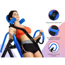 EFit Inversion Table Gravity Exercise Inverter Back Stretcher Home Gym Blue- ONLINE ONLY