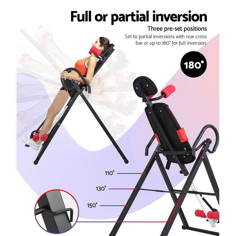 EFit Inversion Table Gravity Stretcher Inverter Foldable Home Fitness Gym [ONLINE ONLY]
