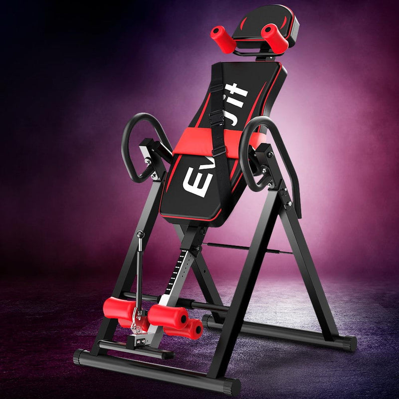 EFit Inversion Table Gravity Stretcher Inverter Foldable Home Fitness Gym [ONLINE ONLY]