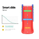 Keezi Kids Slide Swing Set Basketball Hoop Outdoor Playground Toys 120cm Blue - ONLINE ONLY