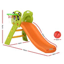 Keezi Kids Slide Set Basketball Hoop Indoor Outdoor Playground Toys 100cm Orange - ONLINE ONLY