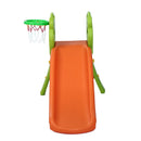 Keezi Kids Slide Set Basketball Hoop Indoor Outdoor Playground Toys 100cm Orange - ONLINE ONLY
