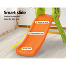 Keezi Kids Slide Set Basketball Hoop Indoor Outdoor Playground Toys 100cm Orange - ONLINE ONLY