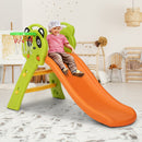 Keezi Kids Slide Set Basketball Hoop Indoor Outdoor Playground Toys 100cm Orange - ONLINE ONLY