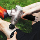 EFit Massage Gun 30 Speed 6 Heads Vibration Muscle Massager Chargeable Gold- ONLINE ONLY