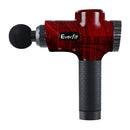 EFit Massage Gun 30 Speed 6 Heads Vibration Muscle Massager Chargeable Red- ONLINE ONLY