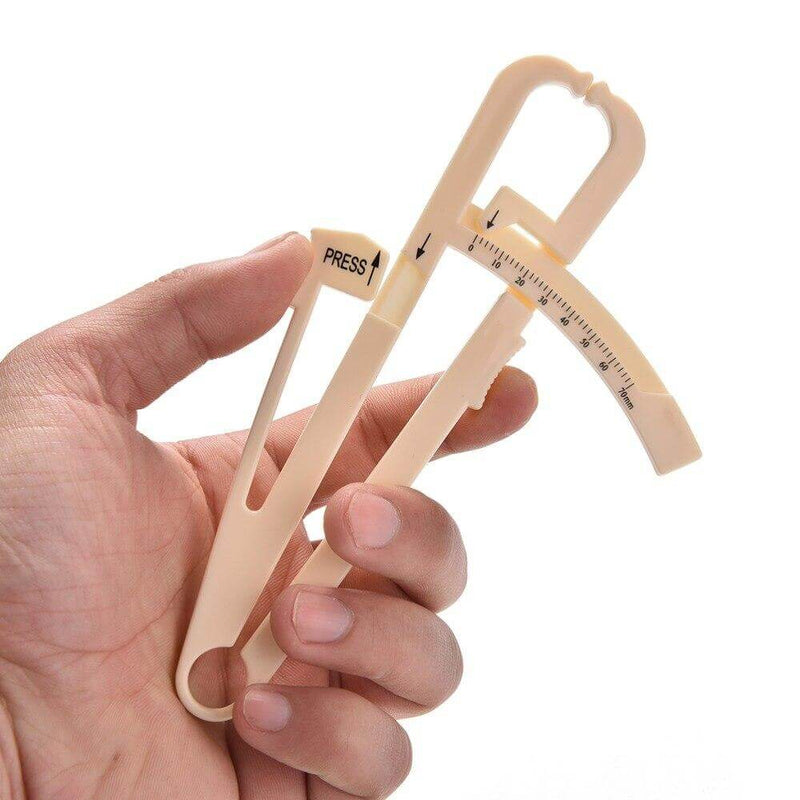 Personal Body Fat Measurement Skin Fold Caliper Easily Fits in your Gym Bag or Hand Bag