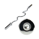 Olympic Super Curl Bar Combo Bar - Chrome