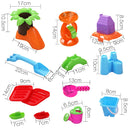 Keezi Kids Sandpit Pretend Play Set Sand Water Table Chair Outdoor Beach Toy - ONLINE ONLY