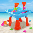 Keezi Kids Sandpit Pretend Play Sets Beach Toys Outdoor Sand Water Table Set - ONLINE ONLY