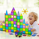Keezi 100pcs Kids Magnetic Tiles Blocks Building Educational Toys Children Gift - ONLINE ONLY