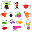 Keezi Kids Sandpit Pretend Play Set Sand Water Table Outdoor Beach Toy Children - ONLINE ONLY