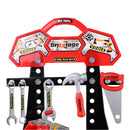 Keezi Kids Pretend Workbench DIY Tools 97 Piece Children Role Play Toys Red - ONLINE ONLY