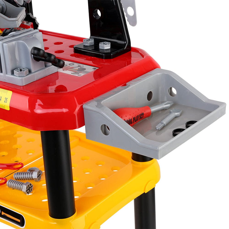 Keezi Kids Workbench Play Set - Red [ONLINE ONLY]