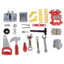 Keezi Kids Pretend Workbench DIY Tools 97 Piece Children Role Play Toys Red - ONLINE ONLY