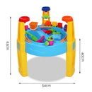 Keezi Kids Sandpit Pretend Play Set Water Sand Table Children Outdoor Toy Umbrella - ONLINE ONLY
