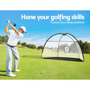 EFit 3.5m Golf Practice Net Portable Training Aid Driving Target Tent Black- ONLINE ONLY