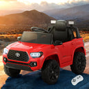 Kids Electric Ride On Car Toyota Tacoma Off Road Jeep Toy Cars Remote 12V Red  - ONLINE ONLY