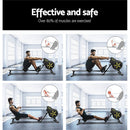 EFit Rowing Machine Air Rower Exercise Fitness Gym Home Cardio- ONLINE ONLY