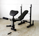VOLLER Folding Standard Bench Press with Preacher Pad & Leg Curl/Extension - AVAILABLE FOR IMMEDIATE DELIVERY