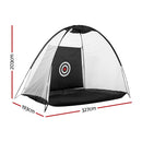 Everfit 3M Golf Practice Net Portable Training Aid Driving Target Tent Black - ONLINE ONLY