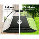 Everfit 3M Golf Practice Net Portable Training Aid Driving Target Tent Black - ONLINE ONLY