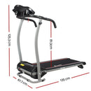 Efit Treadmill Electric Home Gym Fitness Exercise Machine Foldable 360mm - ONLINE ONLY
