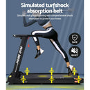 Efit Treadmill Electric Home Gym Fitness Exercise Fully Foldable 420mm Black - ONLINE ONLY