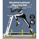 Efit Treadmill Electric Home Gym Fitness Exercise Fully Foldable 420mm White - ONLINE ONLY