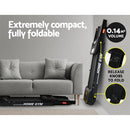 Efit Treadmill Electric Home Gym Fitness Exercise Fully Foldable 450mm Black - ONLINE ONLY