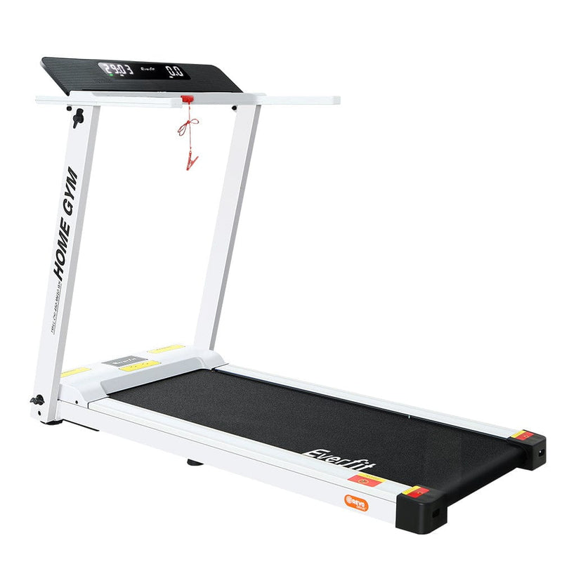 EFit Treadmill Electric Home Gym Fitness Excercise Fully Foldable 450mm White- ONLINE ONLY