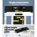 Efit Treadmill Electric Home Gym Fitness Exercise Fully Foldable 450mm White - ONLINE ONLY