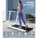 Efit Treadmill Electric Home Gym Fitness Exercise Fully Foldable 450mm White - ONLINE ONLY
