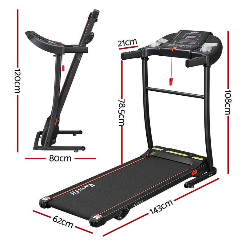 EFit Treadmill Electric Home Gym Fitness Excercise Equipment Incline 400mm- ONLINE ONLY