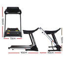 Efit Treadmill Electric Auto Level Incline Home Gym Fitness Exercise 450mm - ONLINE ONLY