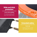 EFit 16FT Trampoline for Kids w/ Ladder Enclosure Safety Net Rebounder Orange- ONLINE ONLY