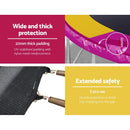 EFit 8FT Trampoline for Kids w/ Ladder Enclosure Safety Net Rebounder Colors- ONLINE ONLY