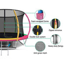 EFit 8FT Trampoline for Kids w/ Ladder Enclosure Safety Net Rebounder Colors- ONLINE ONLY